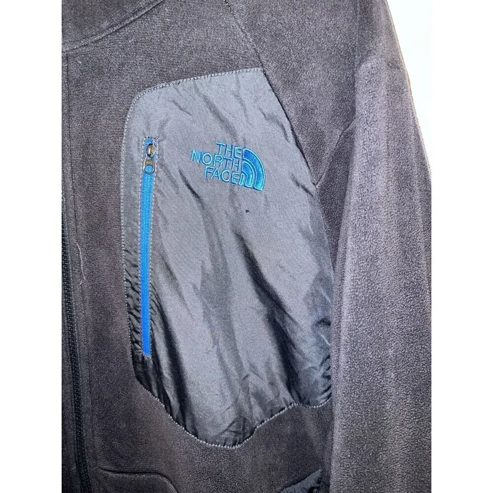 THE NORTH FACE Mens Gray Full Zipper Fleece Lined Sweater Jacket Sz XL